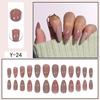 Reusable Press-On Nails With Cat Eye Effect Gradient Design Women Sweet Chic Style Wearable Nail Tips