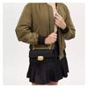 COACH Eliza 23 solid color non-detachable shoulder strap calfskin shoulder crossbody bag medium women's