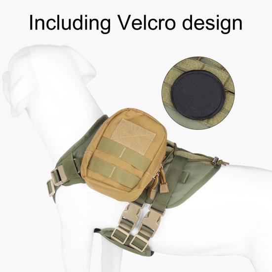 Шлейка для собаки Пряжка с вставкой Регулируемая Прочная фиксация Водонепроницаемая Взрывозащищенная Прогулочная тяга Ткань Оксфорд Средний