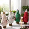 Handmade Christmas Doll Soft Christmas Tree Figurine Ornament Xmas Desktop Ornament  Hotel