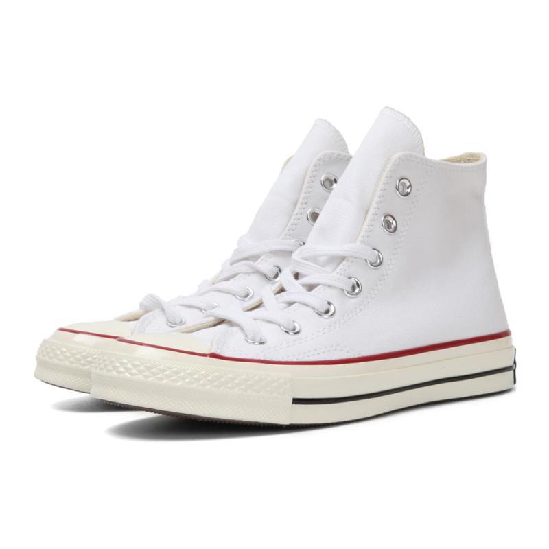 Converse 1970-е Chuck Taylor All-Star 70-е Удобные Повседневные Легкие Высокие парусиновые кеды Унисекс Белые