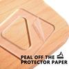 Acrylic Clear Cutting Board Handle Template Multipurpose DIY Crafts Household for Children Adult DIY Cutting Board