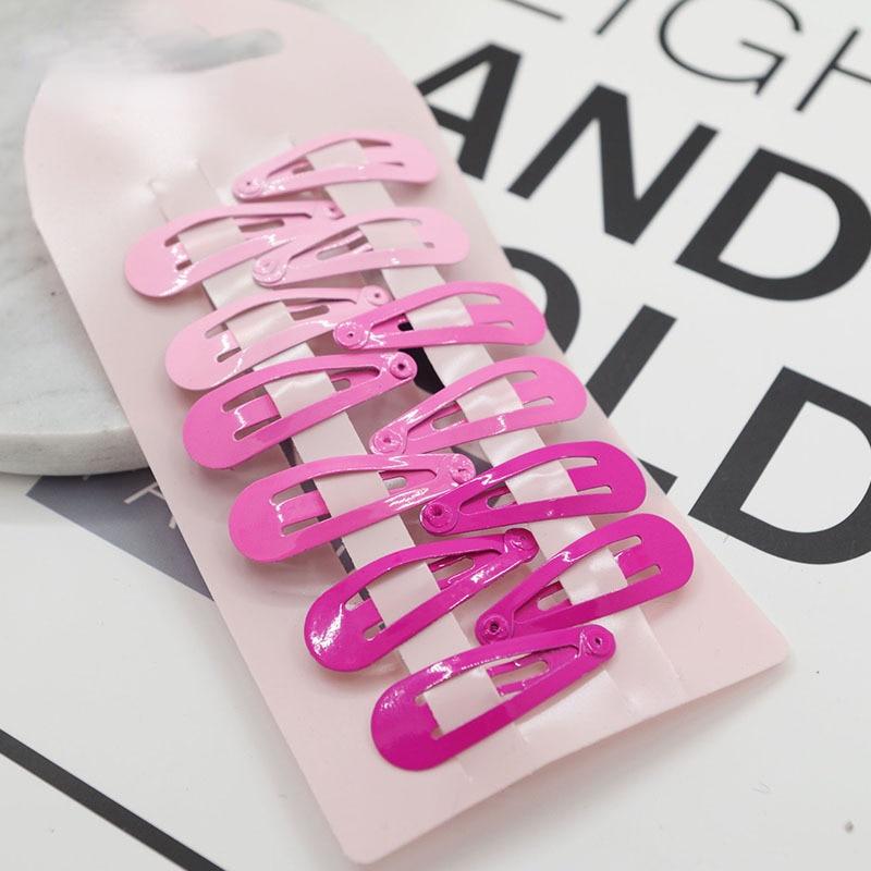 10pcs Children Hair Pin Dot Simple Colorful Hair Clips for Girls Princess Sweet Hair Clips Headwear Girls Kids Hair Accessories