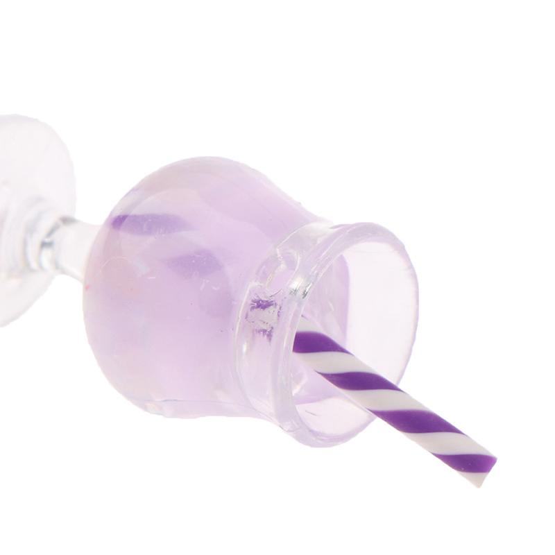 2 шт. 1/12 кукольный домик миниатюрный стаканчик для сока мини коктейльные напитки игрушка для кукольного дома