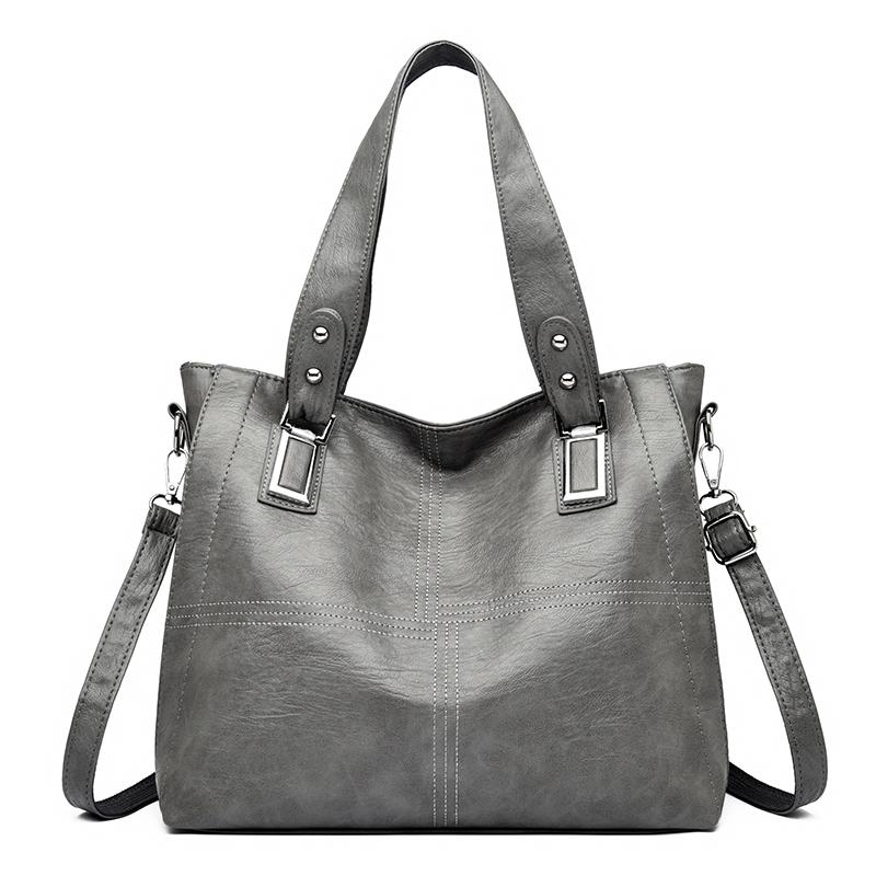 Сумка на плечо, женская большая вместительная сумка, мягкая кожаная сумка для мамы, сумка через плечо, сумка под мышками