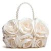 Moonlight Flower Brocade Evening Bag - Korean Bridal & Bridesmaid Makeup Pouch 