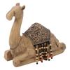 Camel Statue Durable Resin Flat Bottom Retro Style Exquisite Luster Camel Ornament for Home Office
