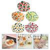 5 Pcs Oven Insulated Bowl Set Glove Microwave Cool Polyester Cotton Hot Holder Kitchen