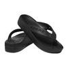 Crocs Baya Platform Cut Out Detail Flip Flops 'Black' Women's