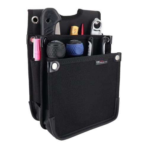 Sankyo Corporation DBLTACT Canvas Electrician's Bag, Black, DTH-01-BK