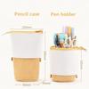 1 шт. выдвижной пенал для школьных канцелярских принадлежностей сумка для хранения однотонный простой держатель для ручек сумки подарки для детей