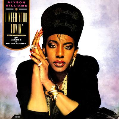 12-дюймовая пластинка ALYSON WILLIAMS - I Need Your Lovin Extended Remix 6551436 Def Jam Recordi 1989 UK Dance Electronica Б/у