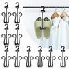 10 шт. Вешалка для обуви Утолщенная вешалка для обуви Подвесные крючки для хранения и демонстрации Органайзеры 10 штук для хлопковых тапочек Аксессуары
