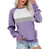 Womens Long Sleeve Sweatshirt Casual Crewneck Cute Pullover Tops Printing Lightweight Sweatshirt With Pocket