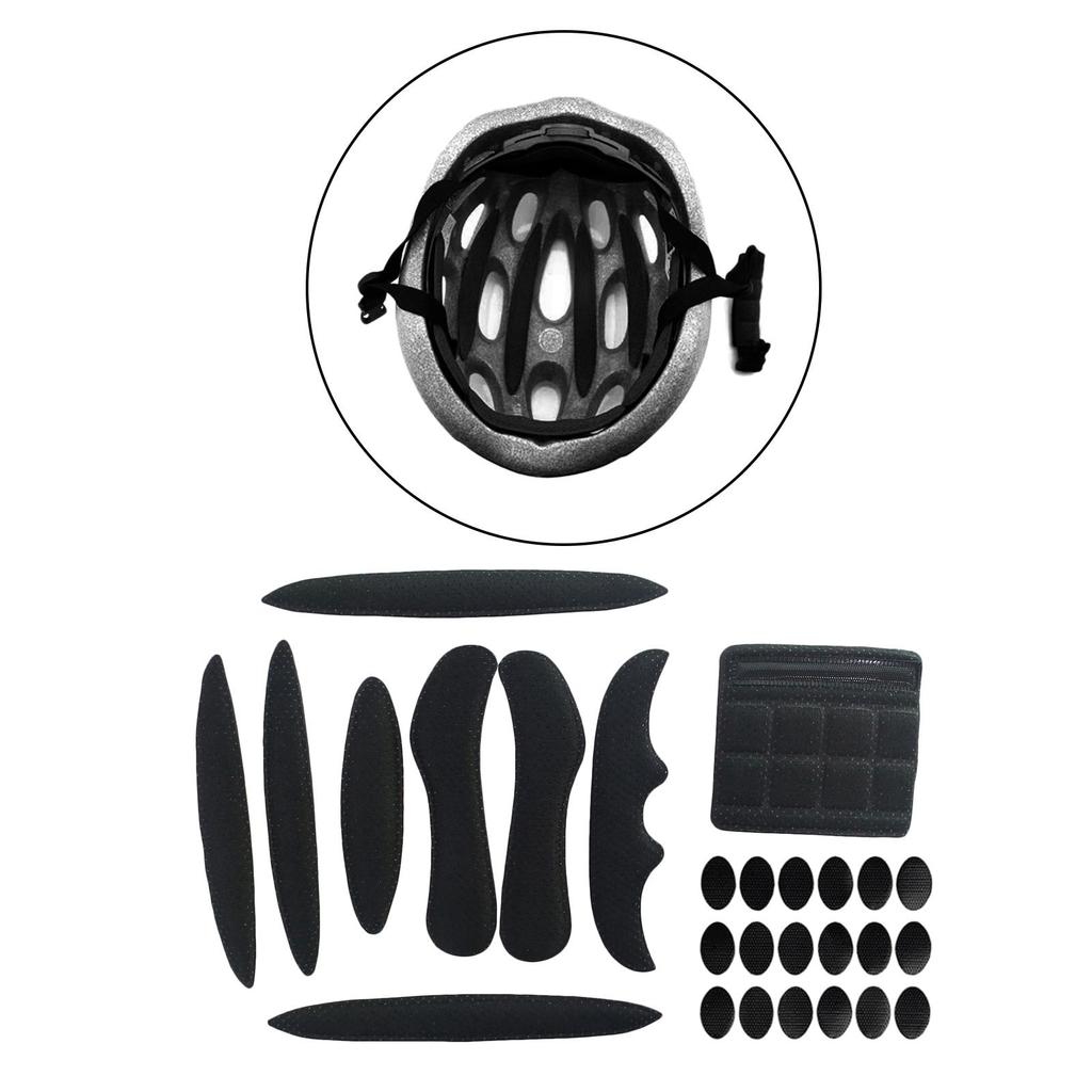 27 Pieces Bike Helmet Padding Kits