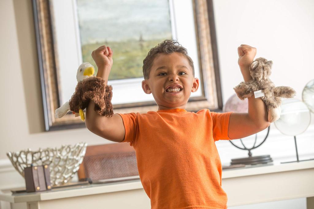 Wild Republic Huggers Vulture Plush Slap Bracelet Stuffed Animal Kids Toy 8"