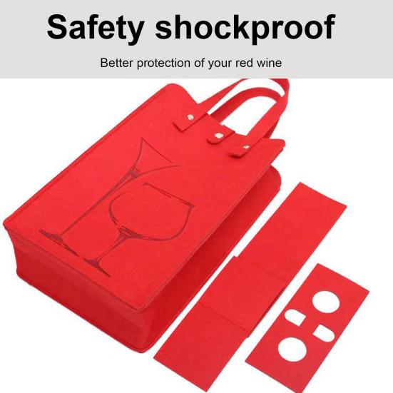 Подарочный пакет для вина. Большая несущая способность. Толстая длинная ручка. Многоразовые прочные швы. Предотвращение падения. Двойные бутылки. Праздник, свадьба, шампанское, пиво.