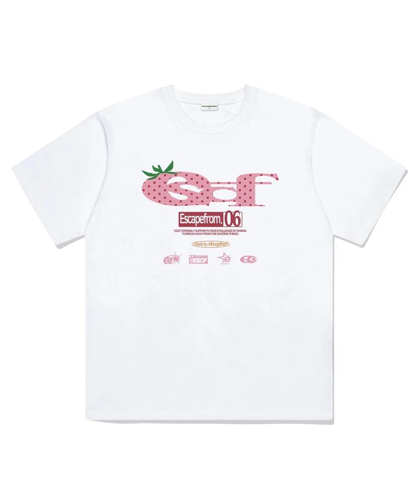 2025 Korean Summer New Simple Letter Printed Sweet Short Sleeved T-shirt Y2k Retro Casual Fashion Couple Street Plus Size Top