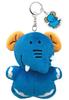 SK Japan Tabekko Animals Stuffed Animal Key Ring Elephant Acrylic 16917