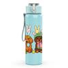 1PC Easter Bunny Puppy Pack 750ml Color Plastic Sports Water Bottle Leakproof Flip Straw Lid Suitable for Sports Office Home Use