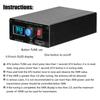 ATU-100/10-0A 1.8-55MHz/30MHz Мини Автоматический Антенный Тюнер OLED Дисплей Алюминиевый Корпус с Батареей 1800 мАч ATU Антенный Тюнер