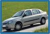 Накладки на ручки (нерж.) 4 шт, Carmos - Турецкая сталь для Renault Clio II 1998-2005 гг