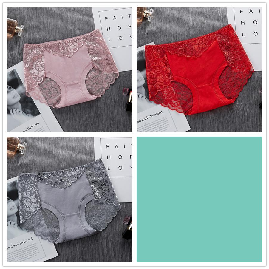 Сексуальные трусики средней талии, кружевное женское нижнее белье, утягивающее бедра, женское нижнее белье, треугольные трусики