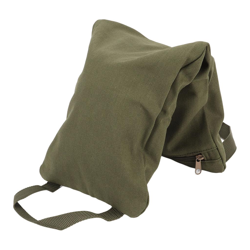 Military Green Yoga Sand Bag with Handle Portable Fillable Yoga Canvas Sandbags for Yoga Weights and Training