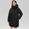 Down Jacket for Women Hooded Medium-length Jacket Winter Thick Section Korean Fashion Warm Casual Coats Parkas