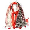 Lightweight Scarves Fashion Flowers Print Women Cotton Wrap Scarf Head Shawl Summer Gift