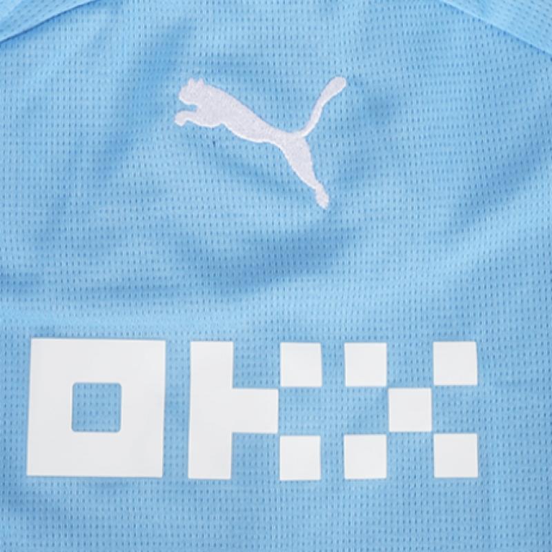 Puma Манчестер Сити 2024 25 Домашняя Ls Джерси Манчестер Сити Джерси с длинным рукавом