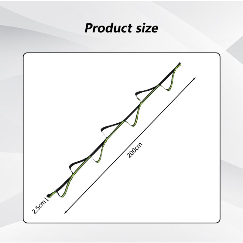 7-ступенчатая веревочная лестница для улицы, складная мягкая лестница для выживания и выживания в помещении, для тренировок на открытом воздухе, скалолазание