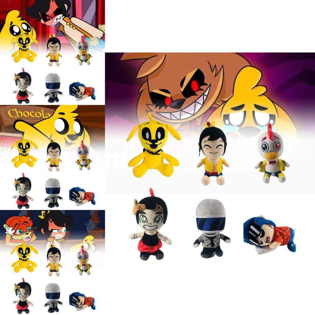 Очаровательная плюшевая игрушка Маска Желтого Пса Майккрека 25 см Мягкая и Удобная для Детей