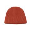 Cold Hat Men's Winter Warm Solid Color Short Melon Fur Hat Men's Dome Wool Knitted Hat Retro Beanless Winter Hat