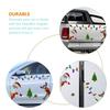 Christmas Light Bulb Tile Magnet Magnetic Lights for Car Magnets Reflective Soft Decorations Refrigerator Exterior