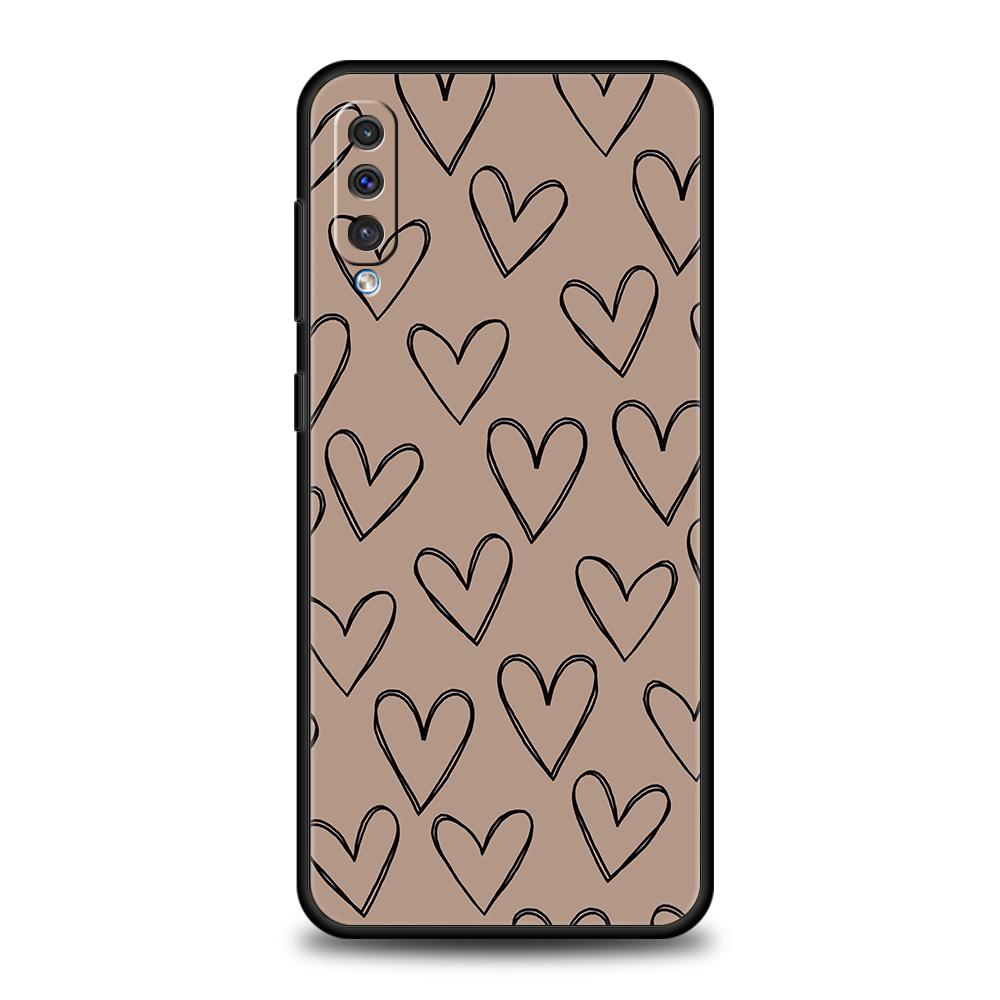 Чехол-сердечко для телефона Samsung A56 A36 A26 A24 A16 A14 A12 A32 A50 A70 A20S A22 A30 A40 A34 A54 A42 A52 A04s A06 5G