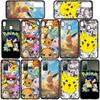 Чехол для iPhone 16 15 Xiaomi Redmi Note 14 13 12 11 Pro Max X 8 9 16e Samsung Galaxy S25 S24 S23 Moto OPPO Huawei Eevee Pokemon Pikachu Чехол для телефона