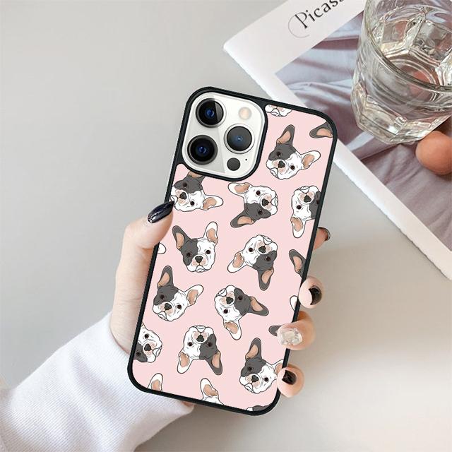 Милый французский бульдог йога Чехол-оболочка для iPhone 17 Air 15 16 14 13 12 Pro Max 11 Pro Max Plus Чехол для телефона