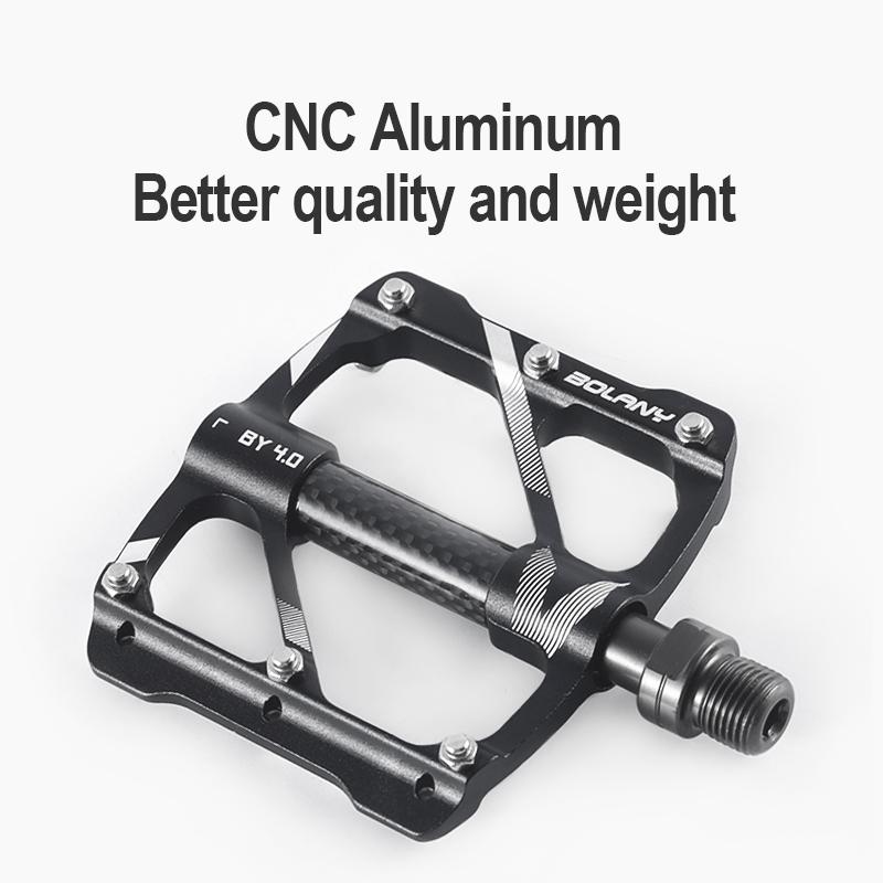 BOLANY Bike Pedals MTB Road 3 Sealed Bearings Bicycle Flat Pedals Mountain Bike Pedals Wide Platform Accessories Part