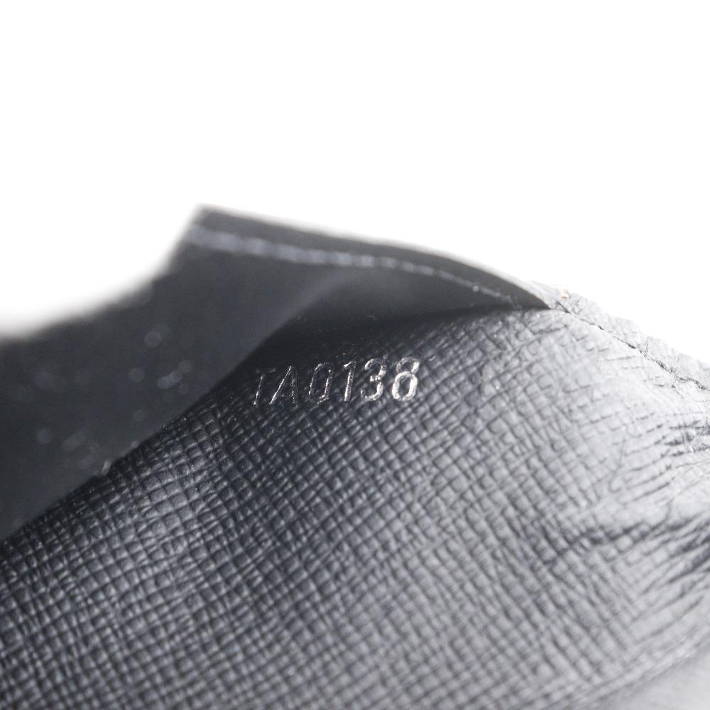 Louis Vuitton Portefeiulle Braza Purse M30501 Noir Black Taiga Mens Used