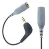 3.5mm to TRRS Microphone Cable Adaptor 3.5mm Female TRRS Microphone Adapter for SC3/SC4 Mic Camera Recording