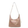 Chic Minimalist Shoulder Tote Bag For Women In Black Beige Khaki And Coffee
