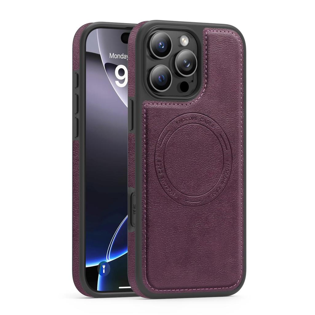 Роскошный чехол-бампер с магнитной застежкой из коровьей кожи для iPhone 17 Air 16 PM 15 Pro Max Samsung S25 S24 S23 Ultra Google Pixel 10 Противоударный защитный чехол