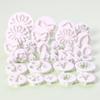 33PCS/set DIY Baking Dessert Embossing Mold Kitchen Kitchen Baking Sugar Cake Decoration Mould Multiple Biscuit Candy Pie Molds