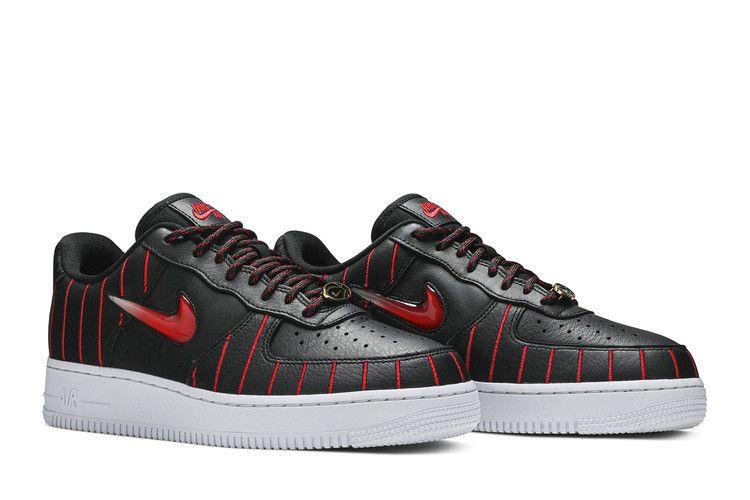 Женские кроссовки Nike Air Force 1 Low Jewel Chicago All-Star (2020) (Женский) Черный/Университетский красный-Черный-Белый