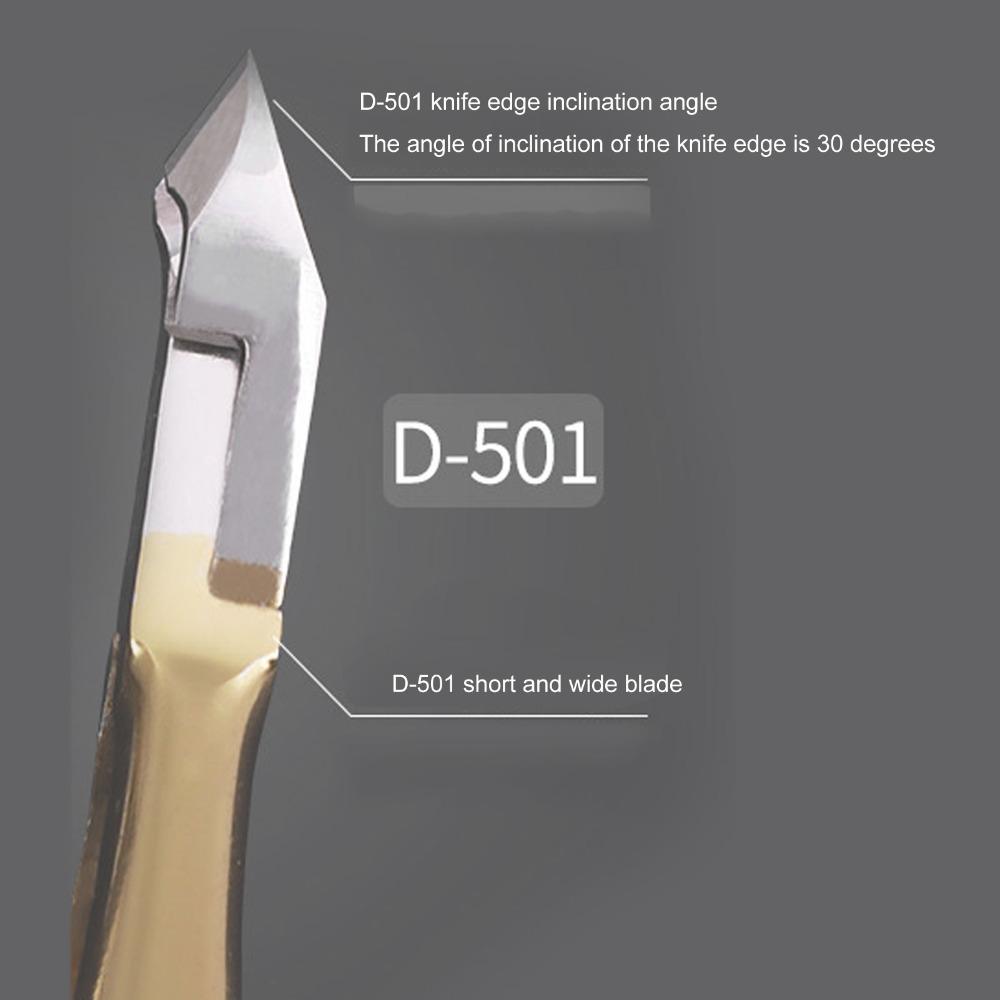 Stainless Steel Model D-501 Cuticle Nippers Stainless Steel Dead Skin Cutter For Fingernails