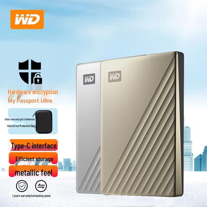 WD Мой портативный внешний жесткий диск Passport Ultra
