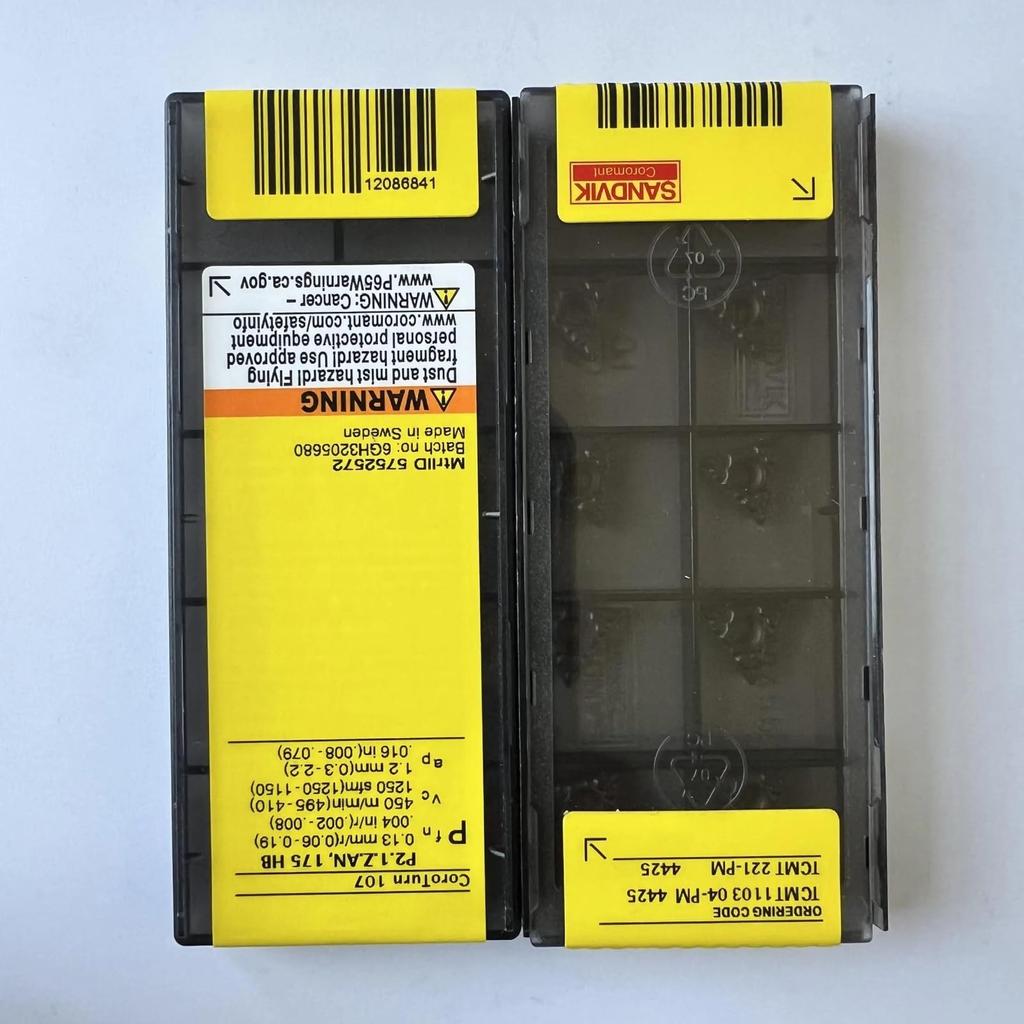 Original Sandvik / TCMT110304-PM 4425 CNC Lathe Carbide Blade 10 PCS