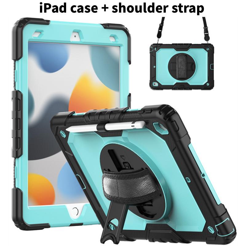 For Ipad Air 11 Shockproof Silicone Case With Adjustable Pc Stand For Heavyduty Protection