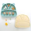 My Eli Silicone Suction Plate Lid Set, Mint, Plate + Cover, Popular Korean Parenting Items